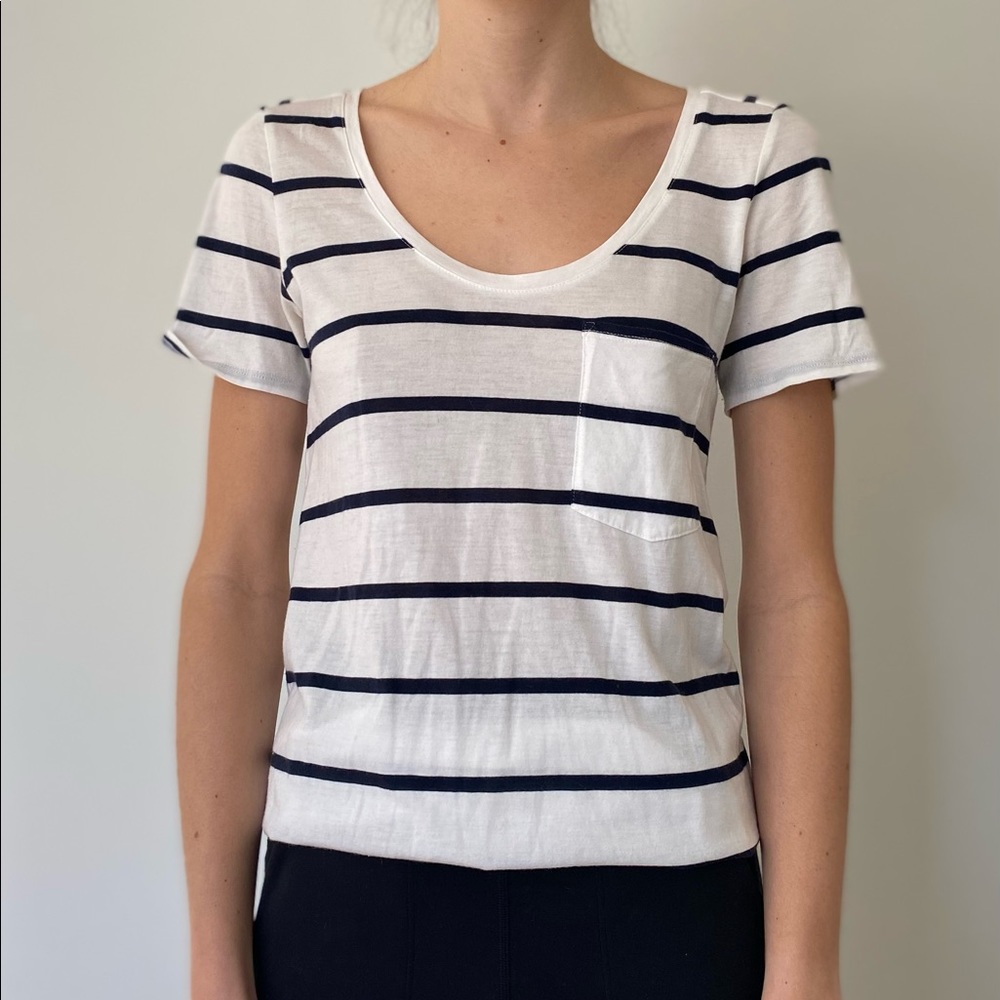 Aritzia Babaton stripped t-shirt